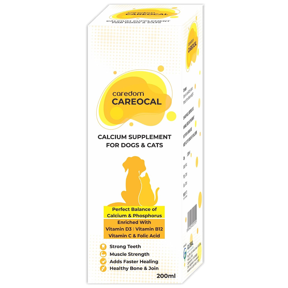 Caredom Careocal Calcium Syrup for Dogs and Cats