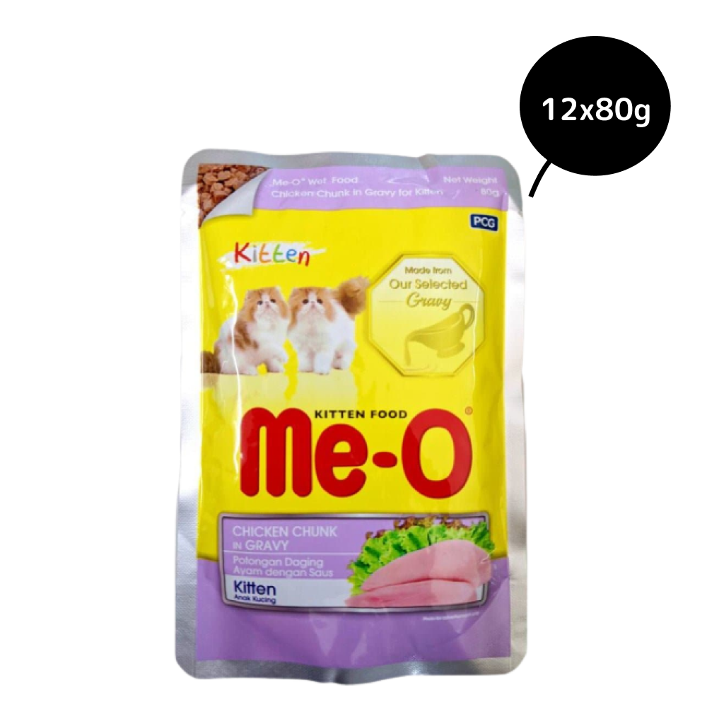 Me O Chicken Chunks in Gravy kitten Wet Food