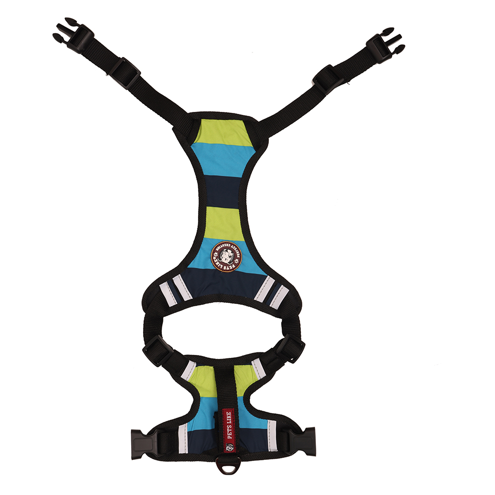 Pets Like Padded Double Side Harness for Dogs (Aqua Green)