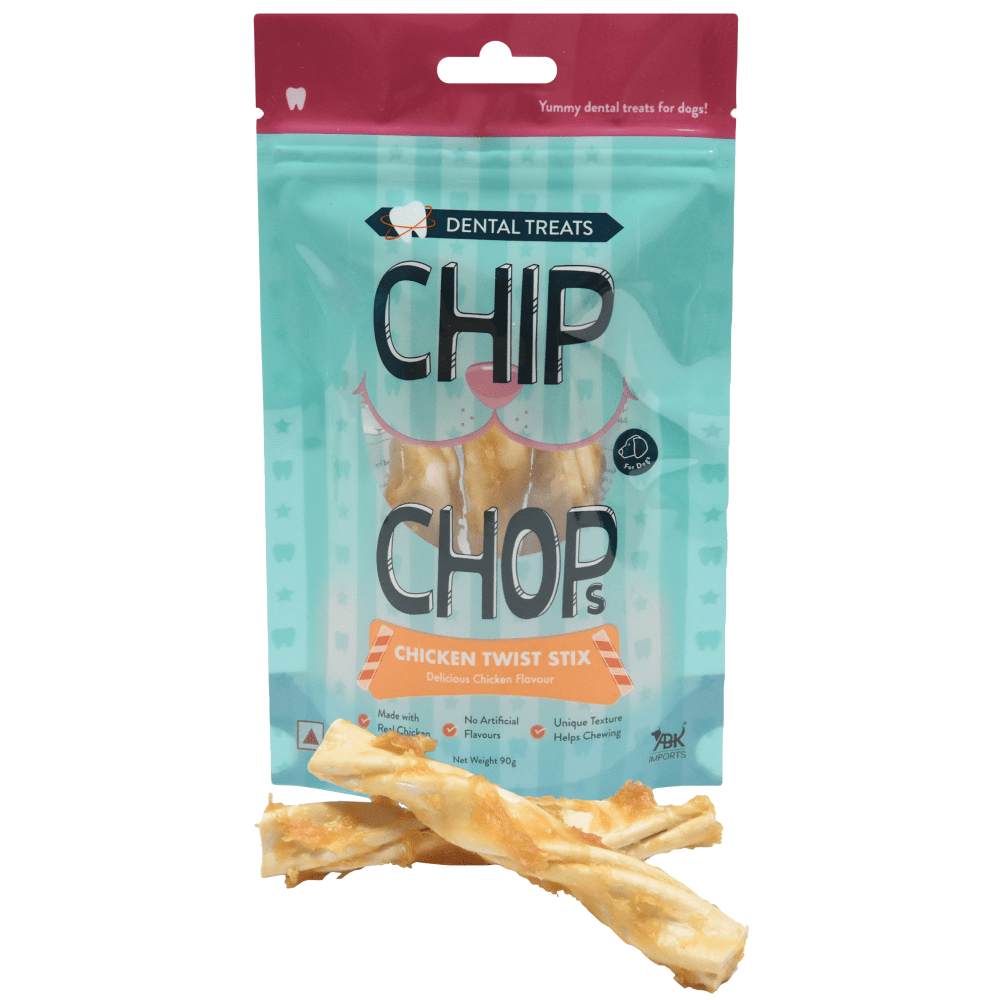 Chip Chops Chicken Twist Stick Delicious Chicken Flavored Dog Treats (Limited Shelf Life)