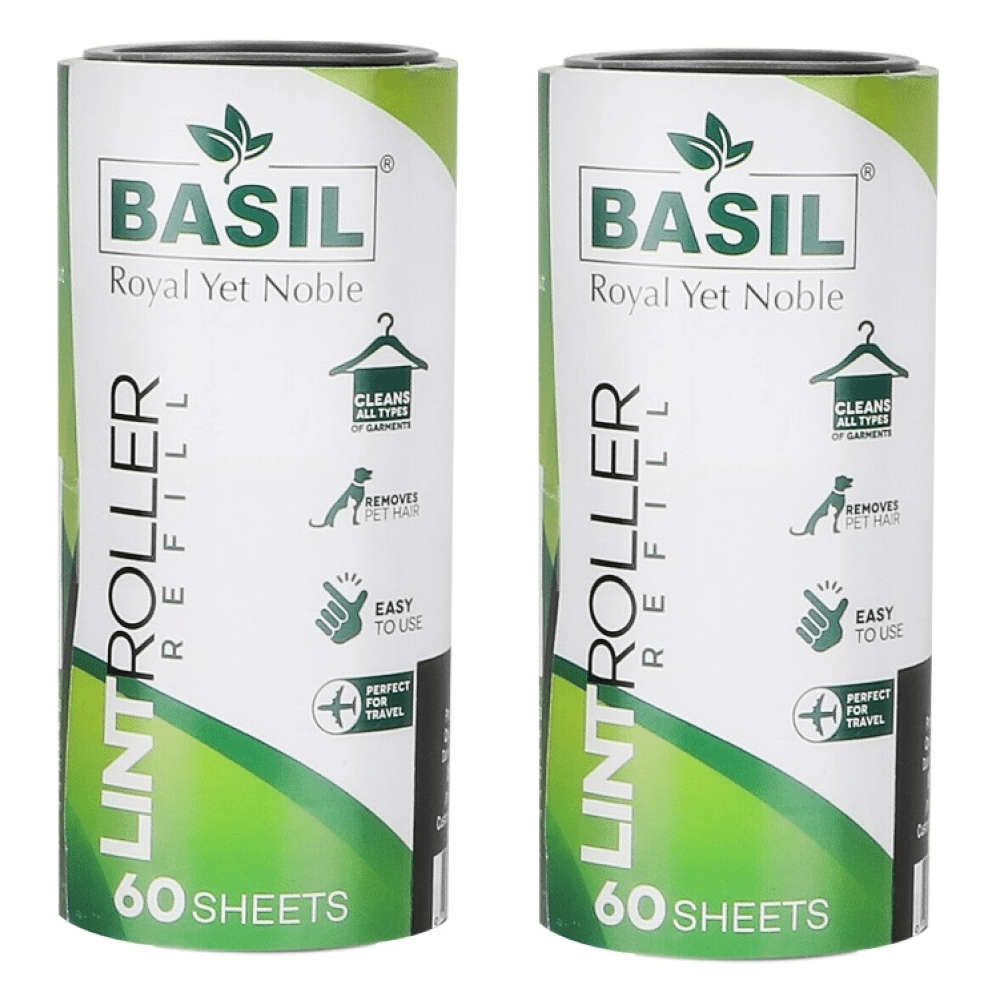 Basil Lint Roller Refill (60 Sheets)