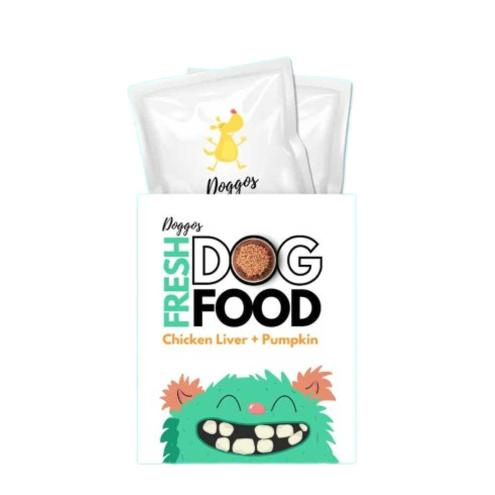 Doggos Baby Monster Chicken and Pumpkin Fresh Dog Wet Food (All Breeds) (Limimted Shelf Life)