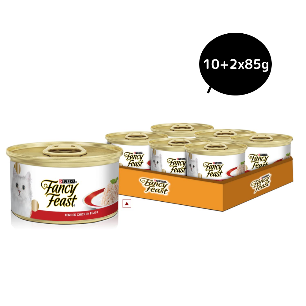 Purina Fancy Feast Tender Chicken Feast Cat Wet Food (5 + 1 Free)