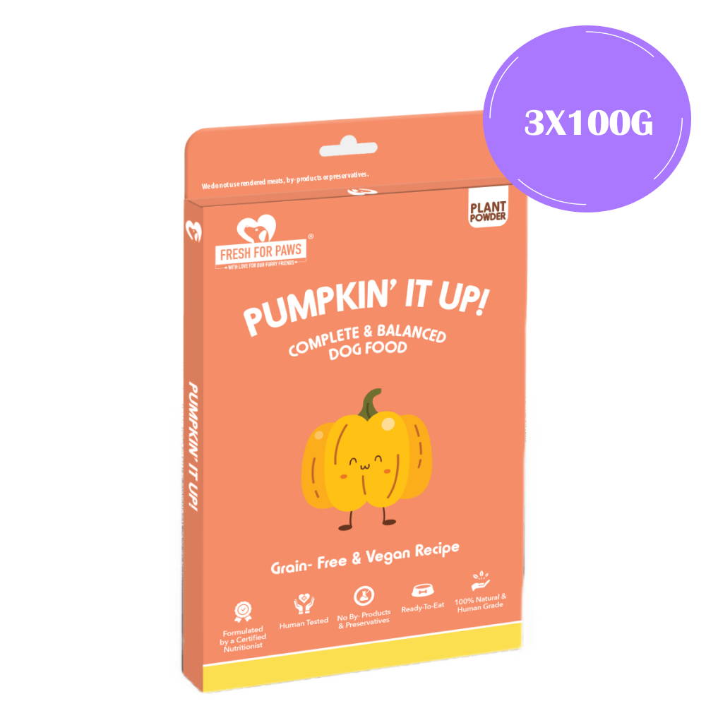 Fresh For Paws Pumpkin It Up Dog Wet Food (100g)