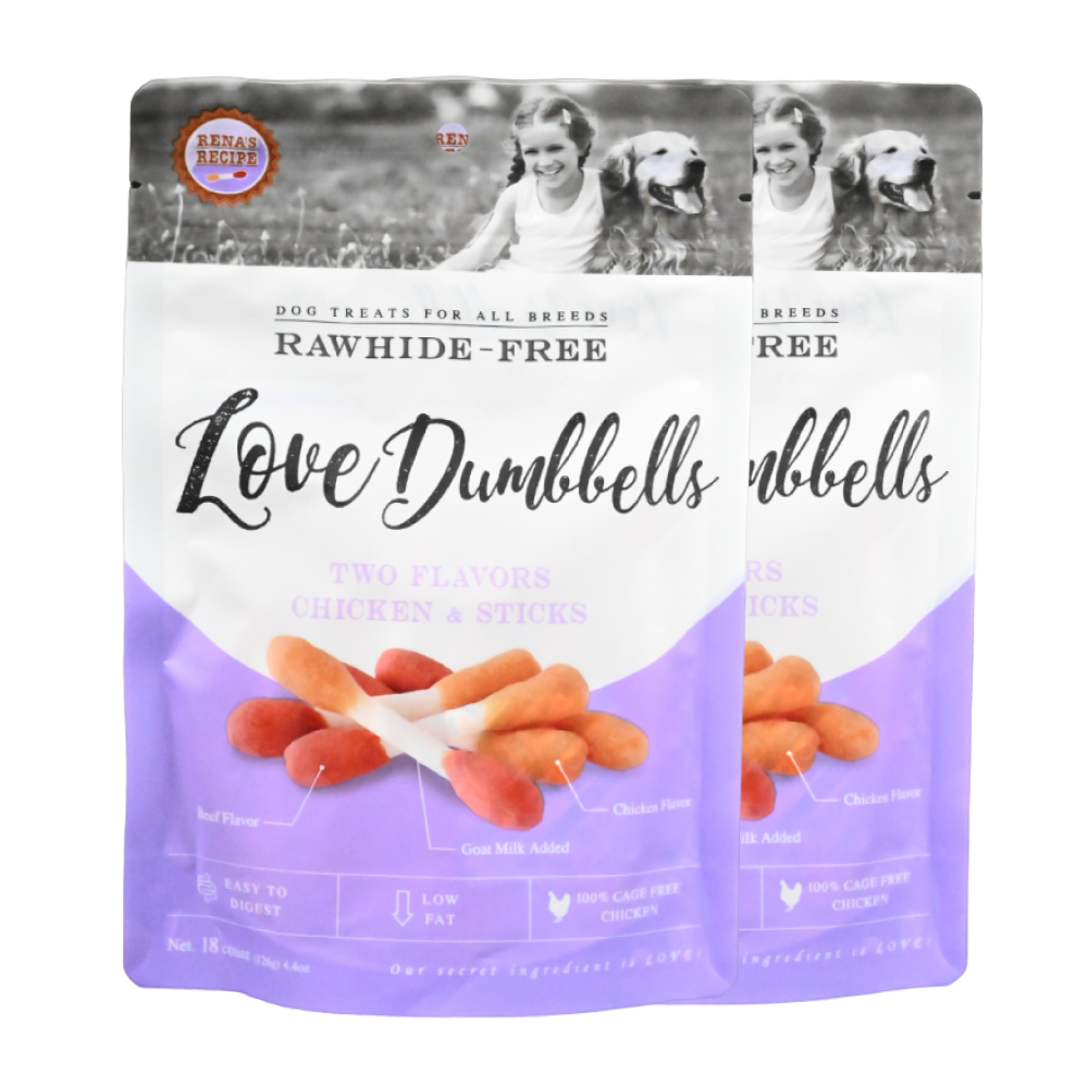 Rena Love Dumbbell Treats for Dogs