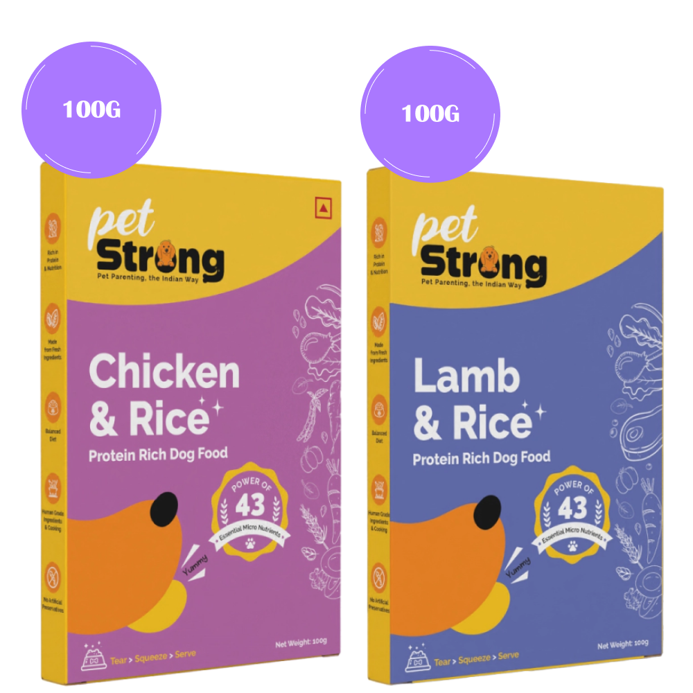 PetStrong Chicken and Rice & Lamb and Rice Fresh Food for Dogs Combo