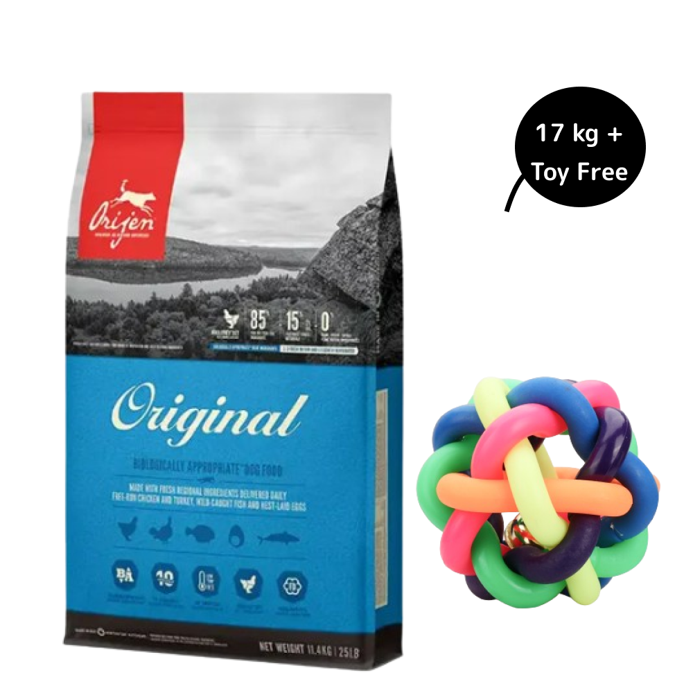 Orijen Original Dog Dry Food (All Breeds & Ages) (Get Free Skatrs Toy)