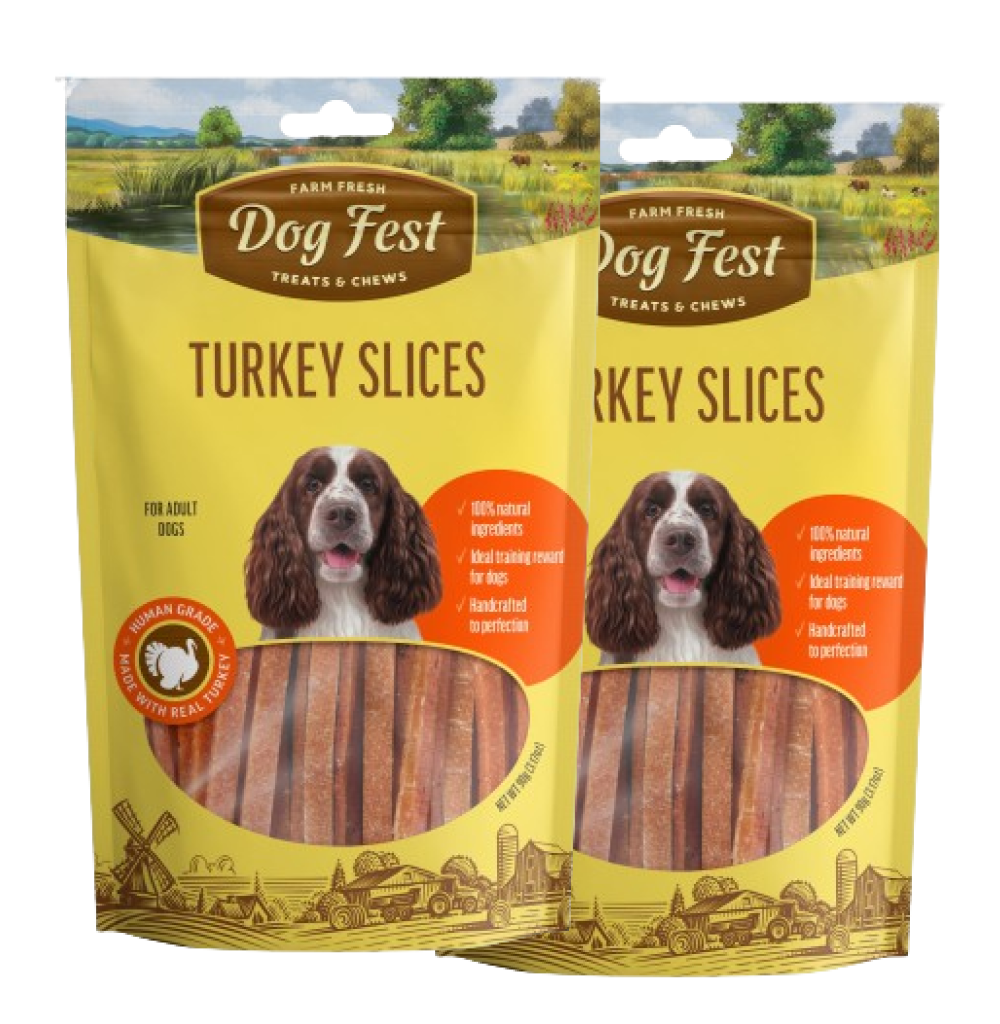 Dogfest Turkey Slices Dog Treats