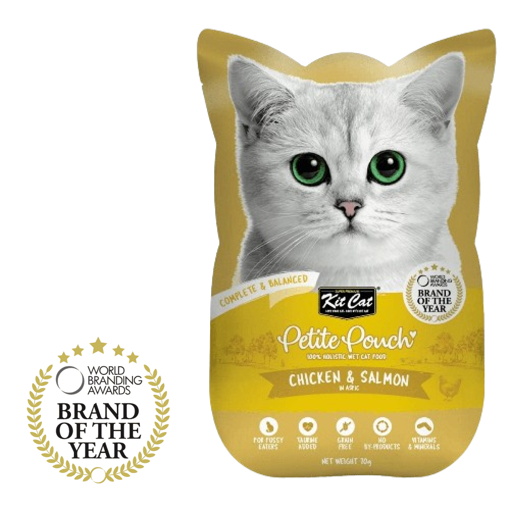 Kit Cat Chicken and Salmon Cat Wet Food(70g)