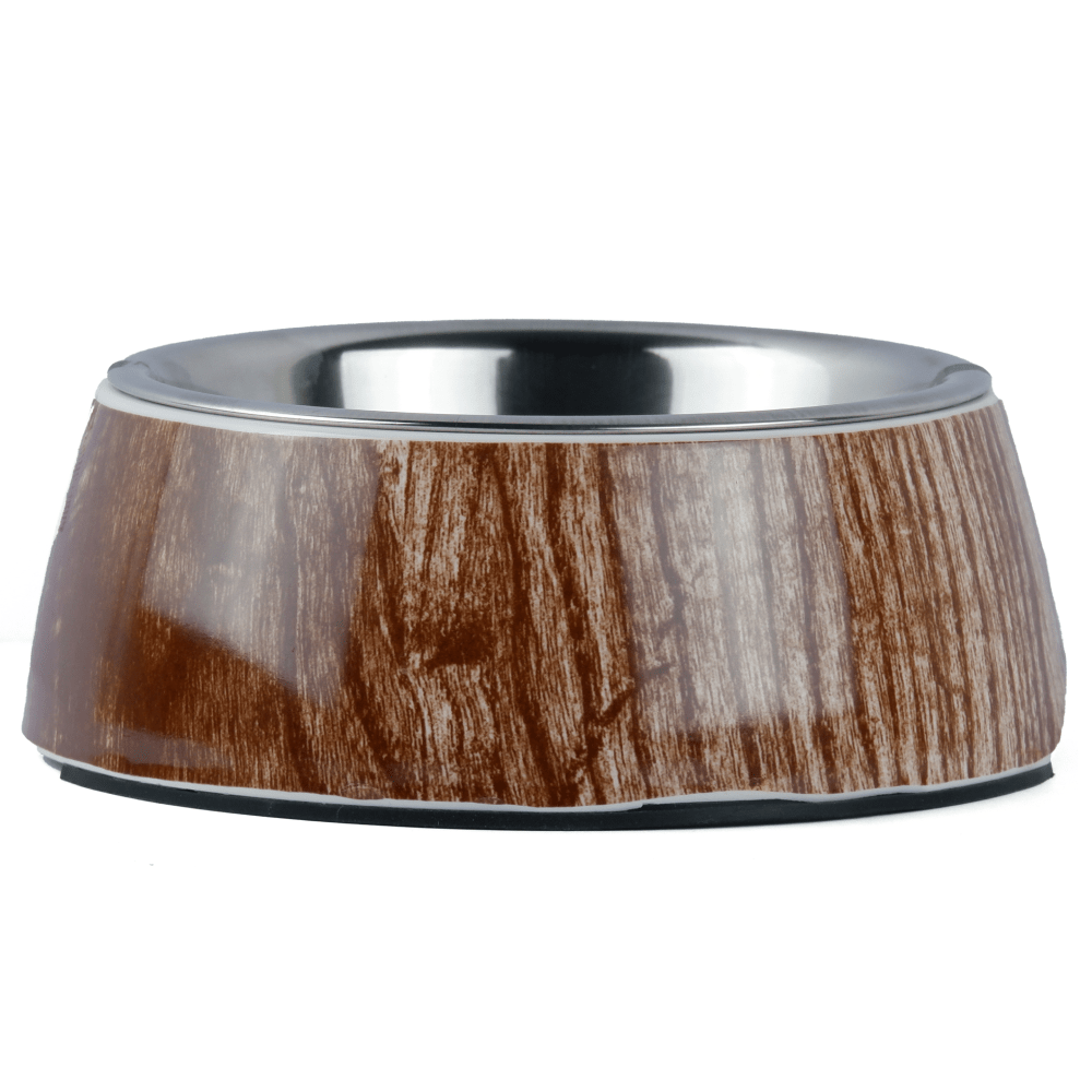 Basil Wooden Print Melamine Bowl for Dogs and Cats(200mL)