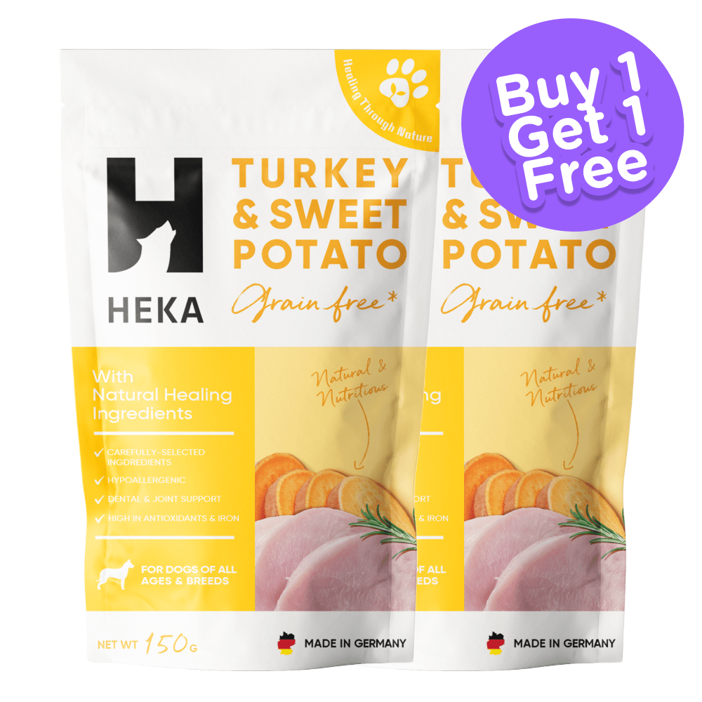 Heka Turkey & Sweet Potatoes Dog Dry Food (Limited Shelf Life) (Buy 1 Get 1)