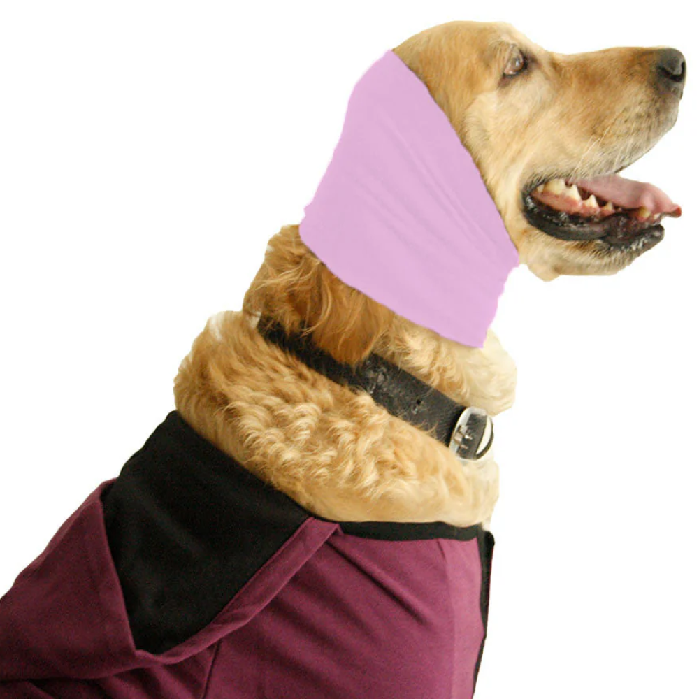 Ruse Anti Anxiety and Extra Protection Against Extreme Noises Ear Muffs for Dogs (Pink)