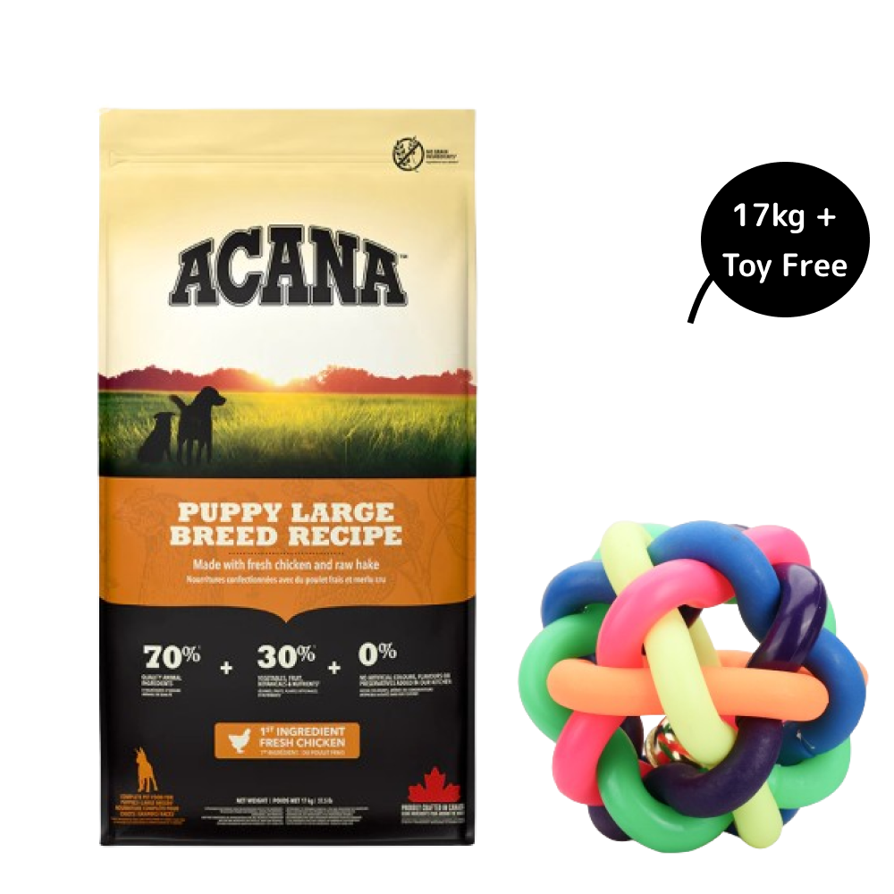 Acana Large Breed Puppy Dry Food (Get Free Skatrs Toy)