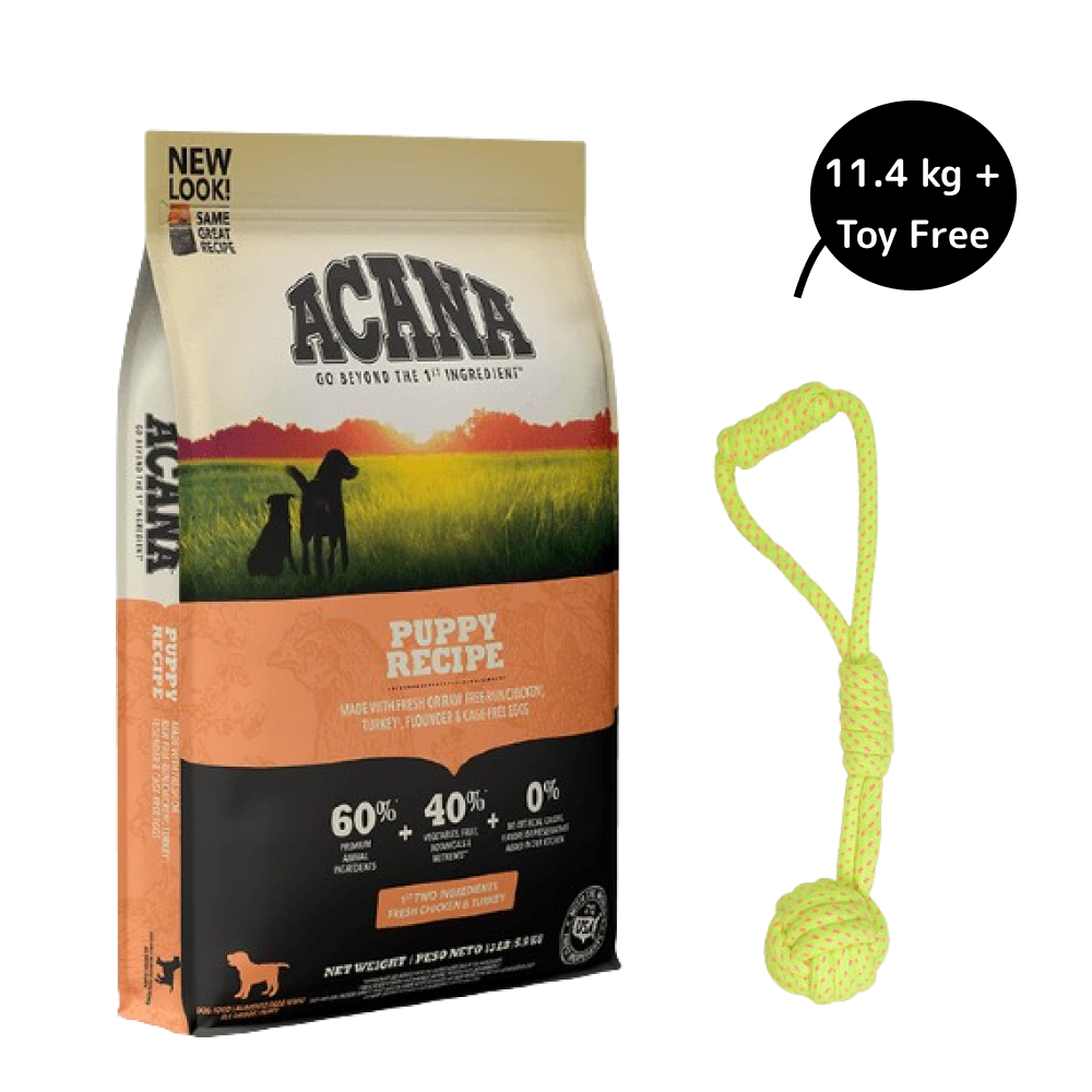 Acana Puppy Dog Dry Food (All Breeds) (Get Free Skatrs Toy)