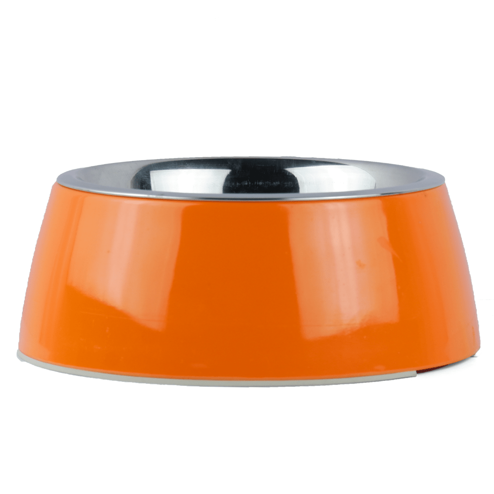 Basil Solid Color Melamine Bowl for Dogs and Cats (Orange)(200mL)