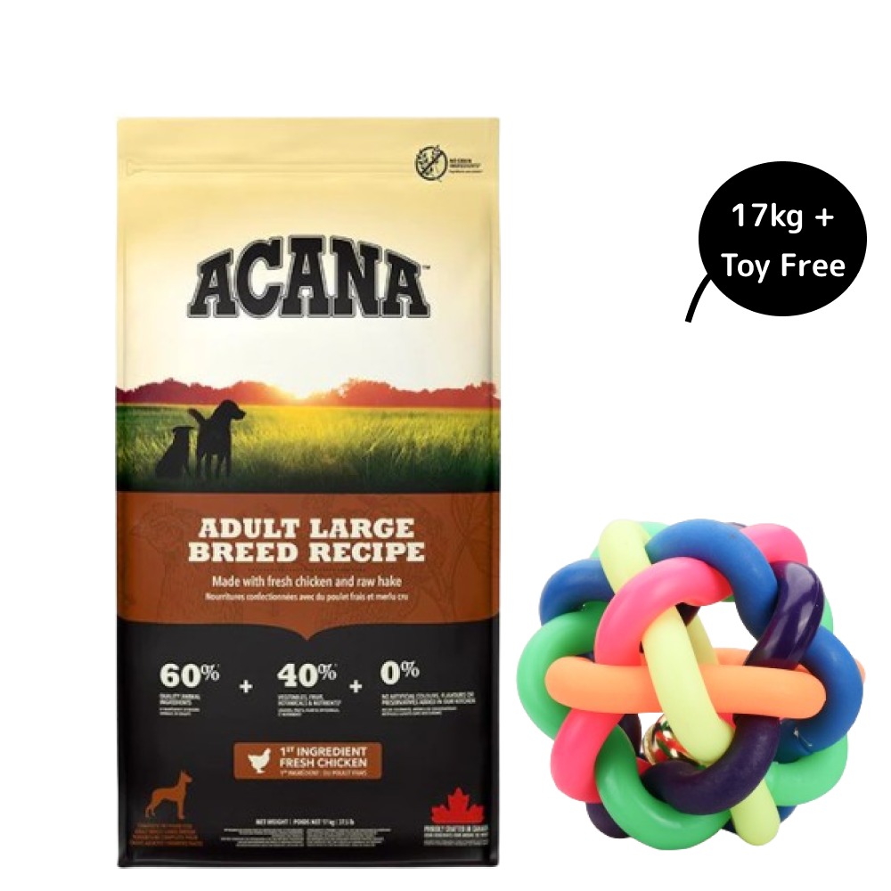 Acana Adult Large Breed Dog Dry Food (Get Free Skatrs Toy)