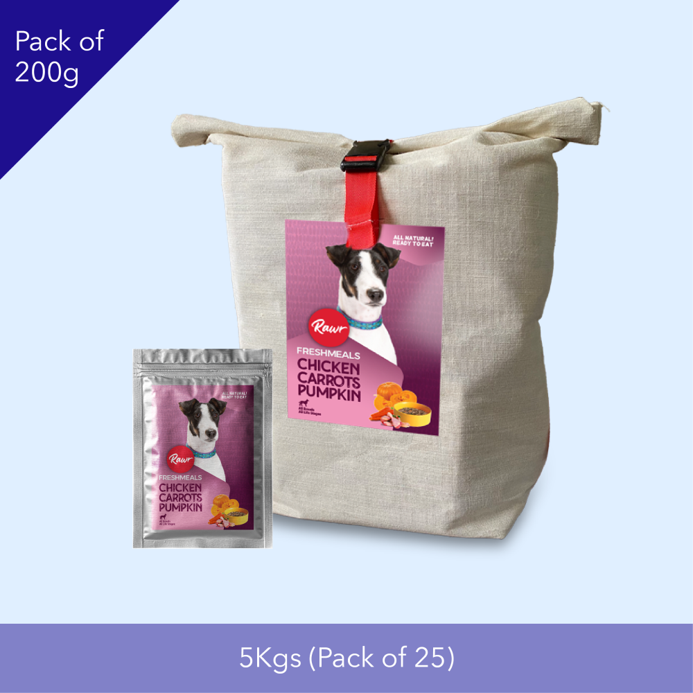 Rawr4dogs Chicken, Carrots and Pumpkin Fresh Meals Dog Wet Food