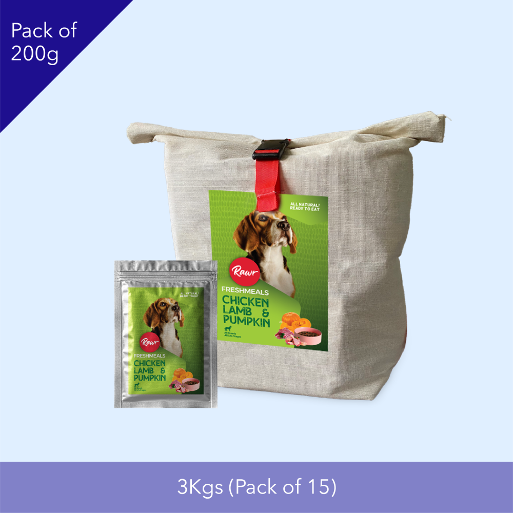 Rawr4dogs Chicken, Lamb and Pumpkin Fresh Meals Dog Wet Food