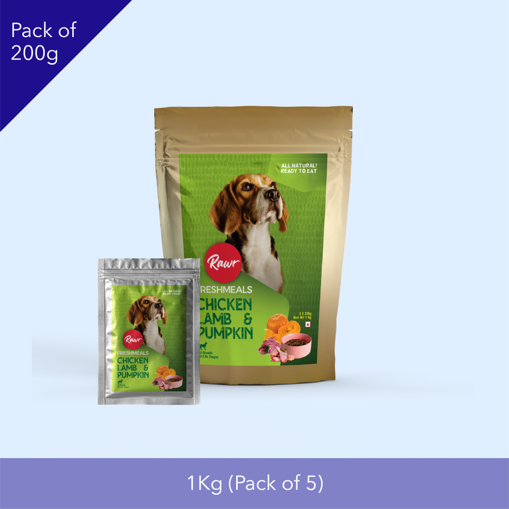 Rawr4dogs Chicken, Lamb and Pumpkin Fresh Meals Dog Wet Food