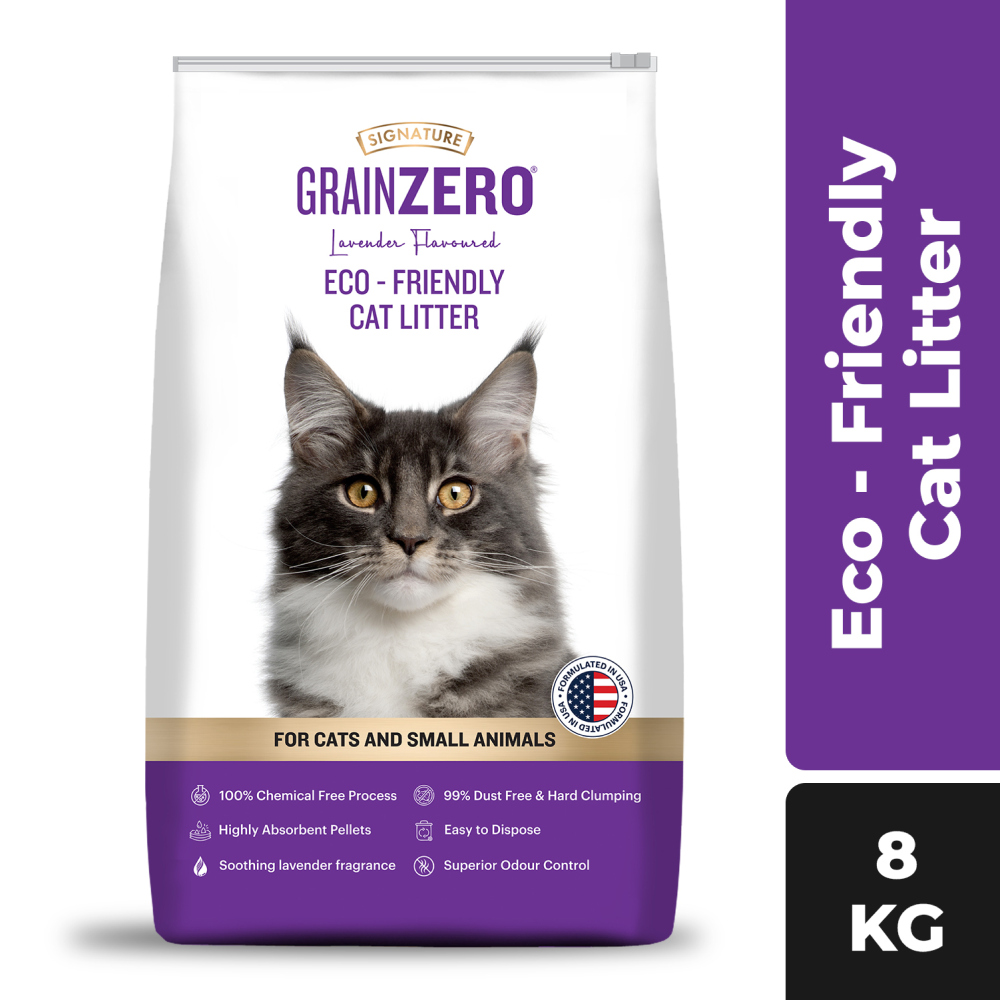 Signature Grain Zero Lavender Scented Cat Litter (Limited Shelf Life)
