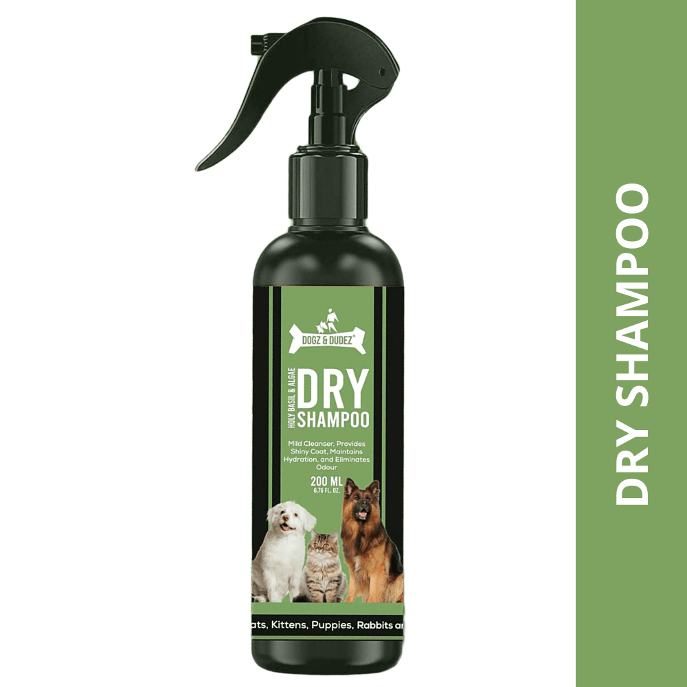 DOGZ & DUDEZ Dry Shampoo for Dogs and Cats (Limited Shelf Life) (Buy 1 Get 1)