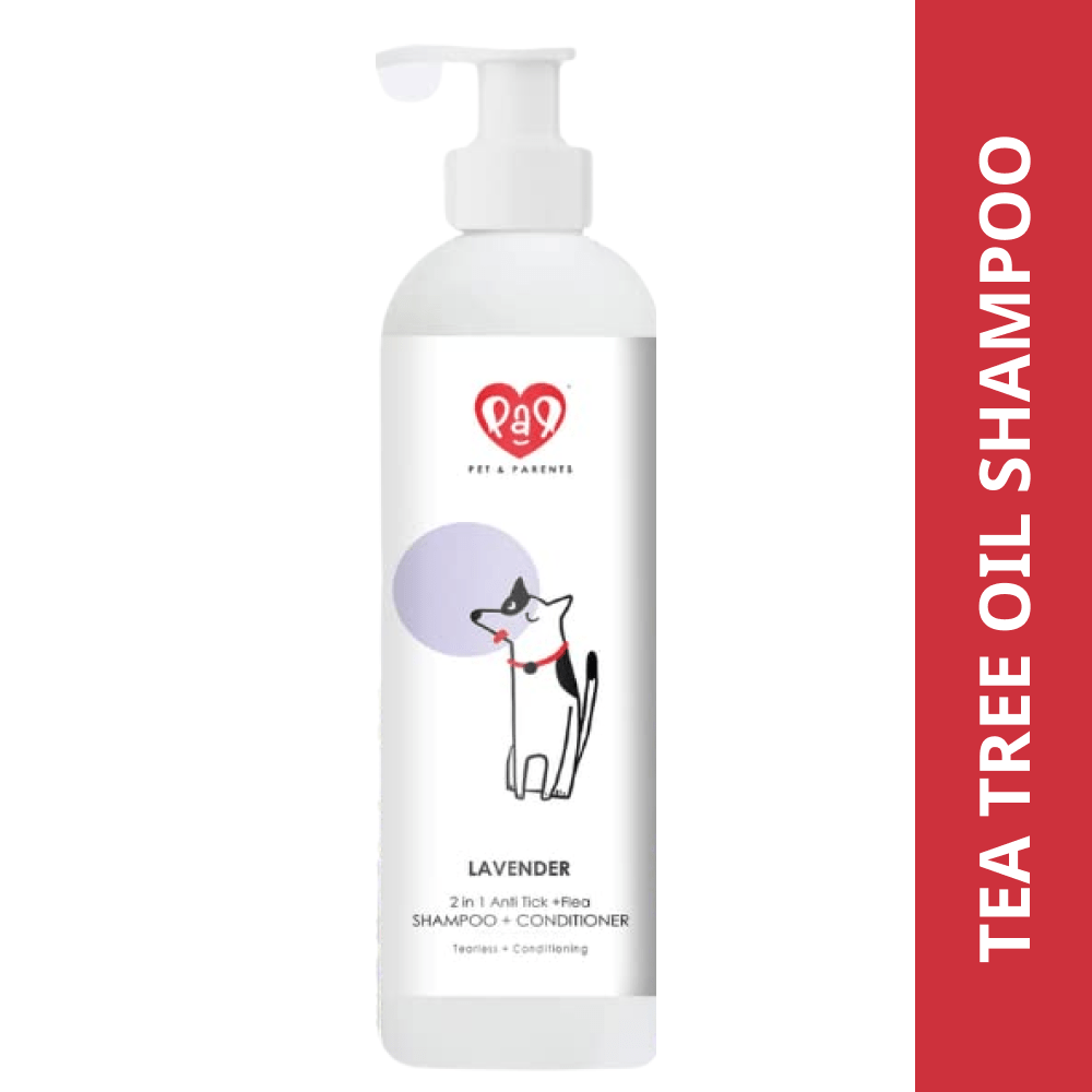 Pet And Parents 2 in 1 Anti Tick Tearless Lavender Shampoo & Conditioner for Dogs and Cats