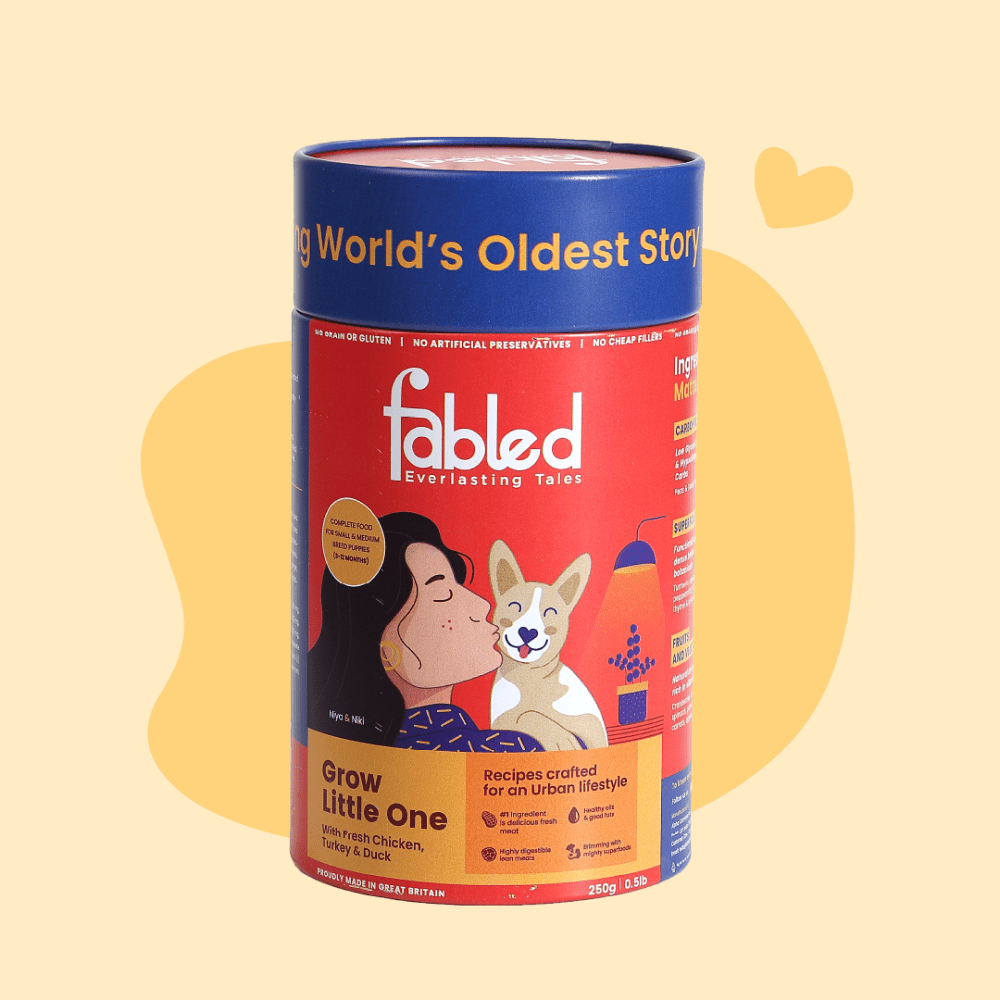 Fabled Grow Little One Fresh Chicken Turkey & Duck Small Medium Dog Dry Food  (Limited Shelf Life)