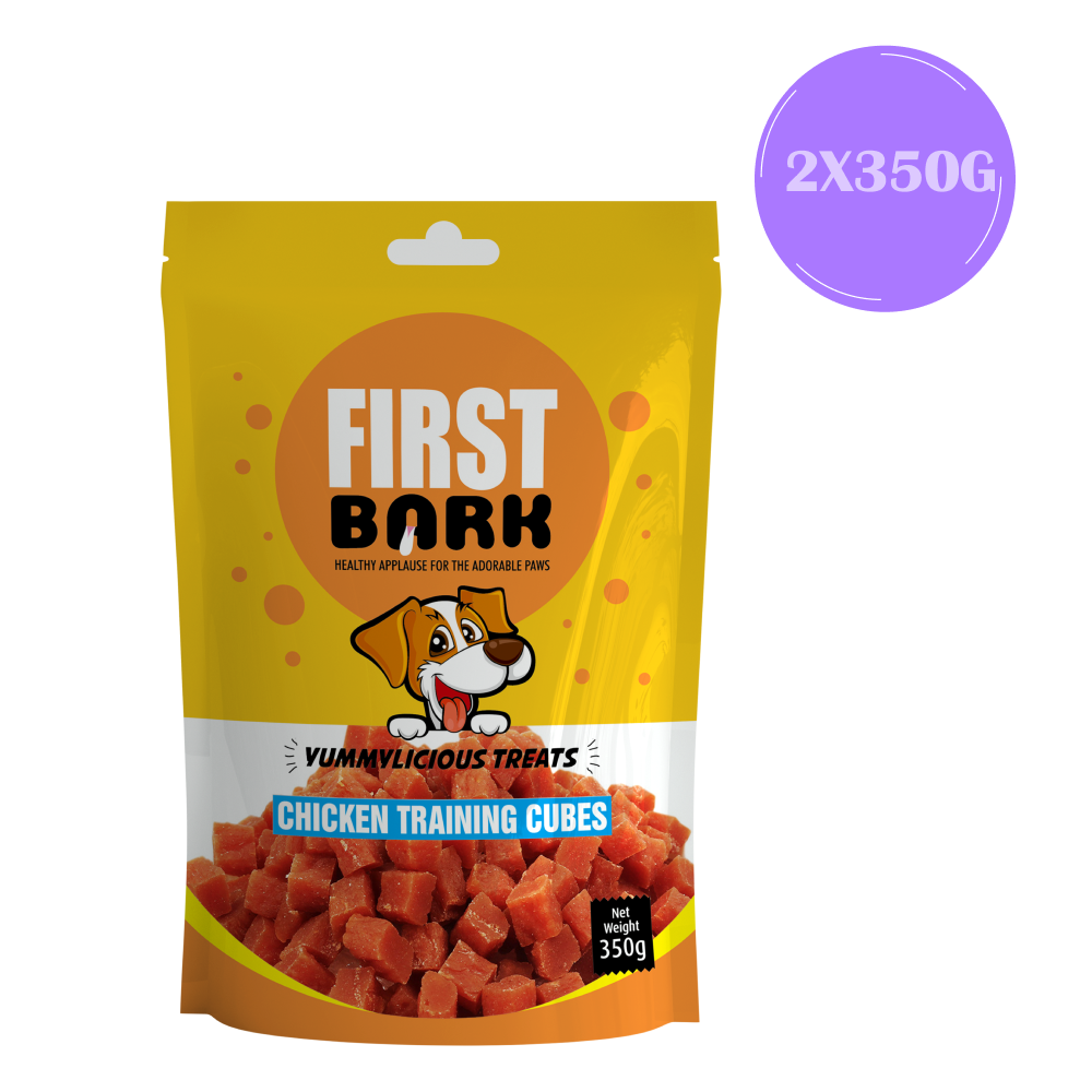 First Bark Chicken Training Cubes Dog Treat (350g)