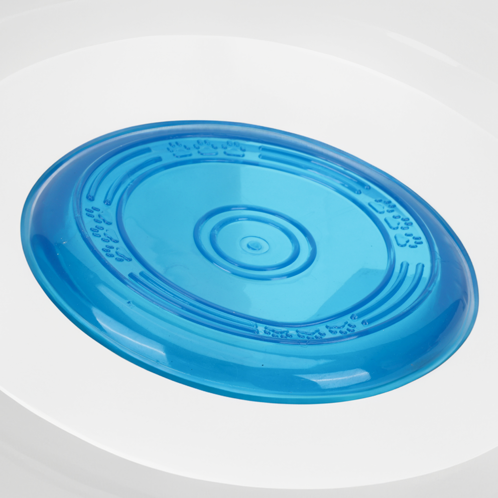 Super Flyer Frisbee Toy for Dogs (Blue)(L:30cm)