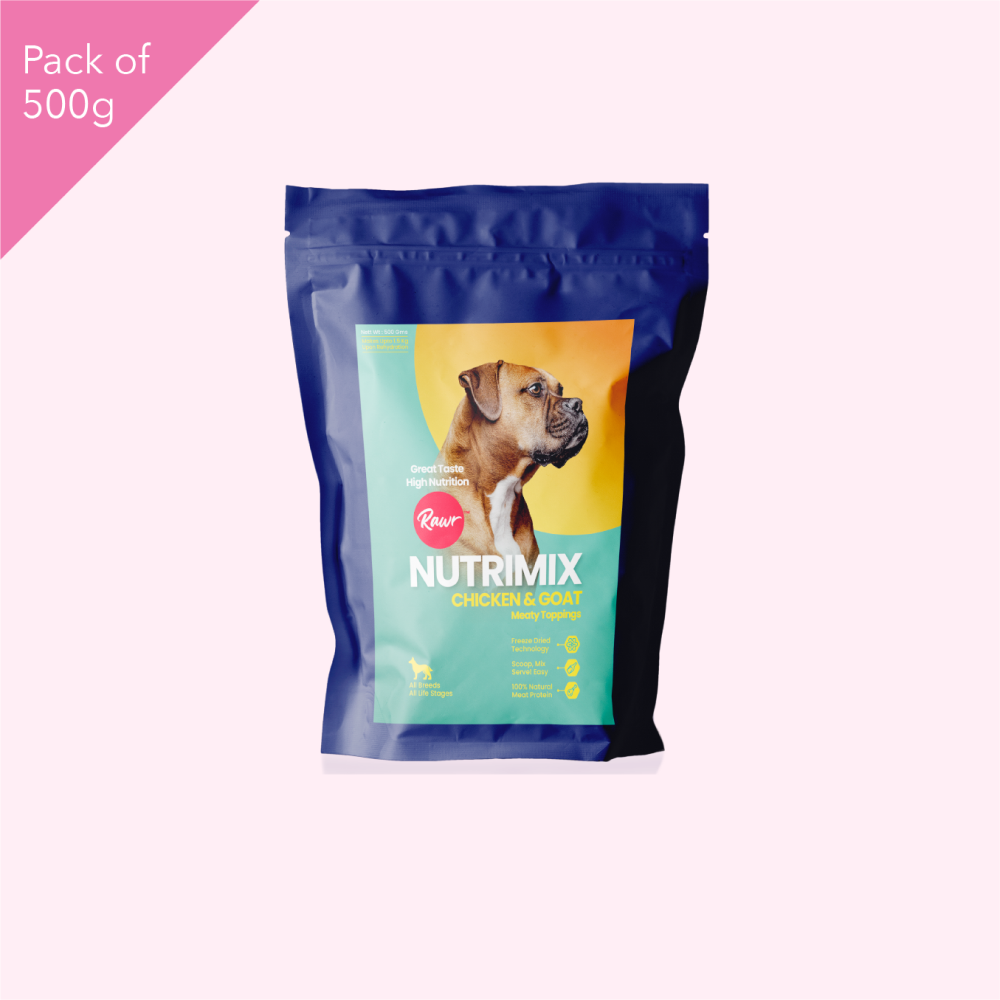 Rawr4dogs Nutrimix Chicken And Goat Freeze Dried Meaty Dog Dry Food