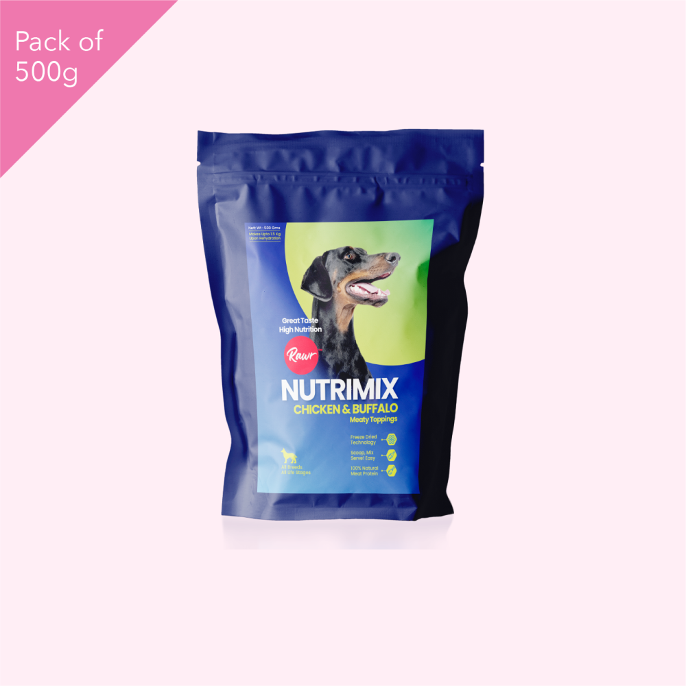 Rawr4dogs Nutrimix Chicken And Buffalo Freeze Dried Meaty Dog Dry Food