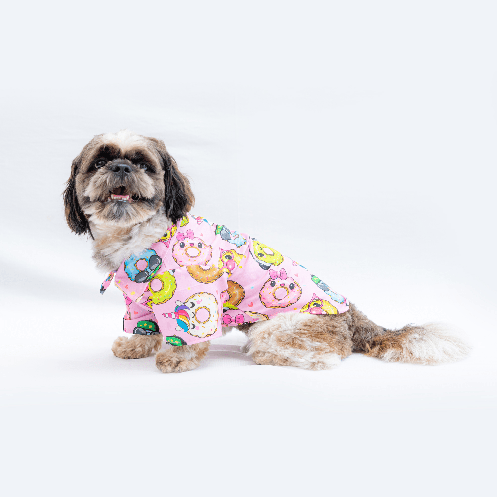 Pawgypets Donut Casual Shirt for Dogs and Cats