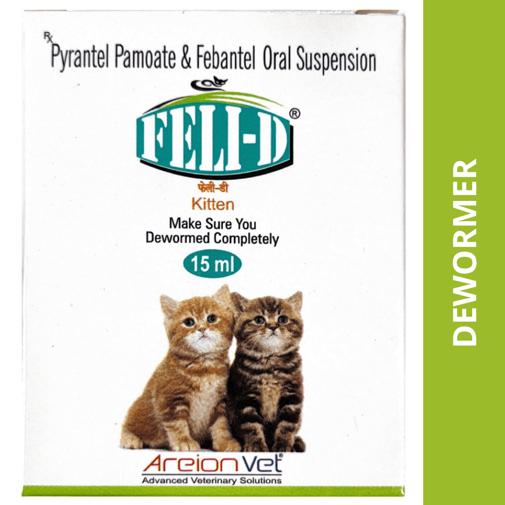 Areion Vet Feli D Kitten Deworming Suspension