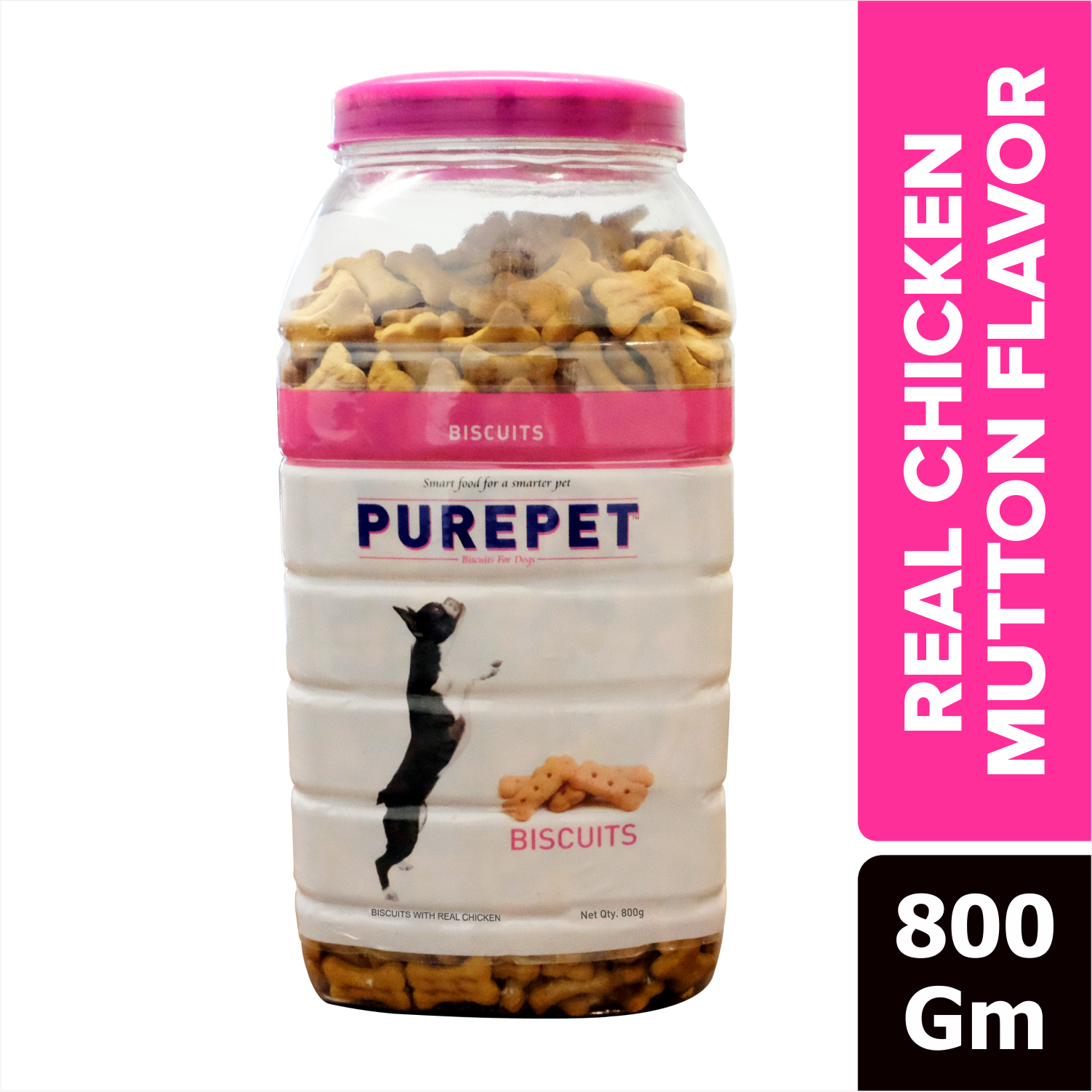 Purepet Mutton Flavour Real Chicken Biscuit Dog Treats (Limited Shelf Life)