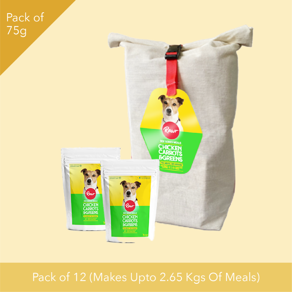 Rawr4dogs Rex Series Chicken, Carrots and Greens Freeze Meals Dog Dry Food