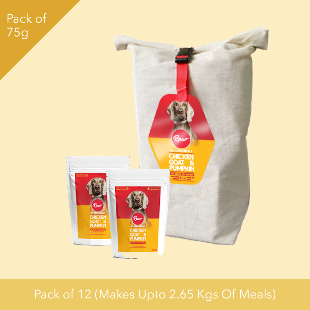 Rawr4dogs Rex Series Chicken, Goat and Pumpkin Freeze Meals Dog Dry Food