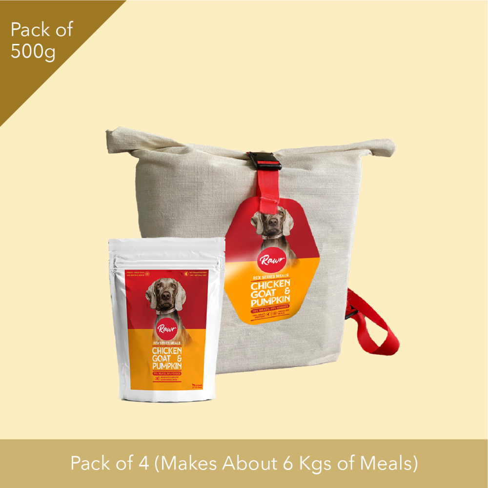 Rawr4dogs Rex Series Chicken, Goat and Pumpkin Freeze Meals Dog Dry Food