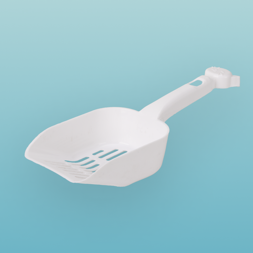 Litter Scooper for Cats (White)(24 cm)