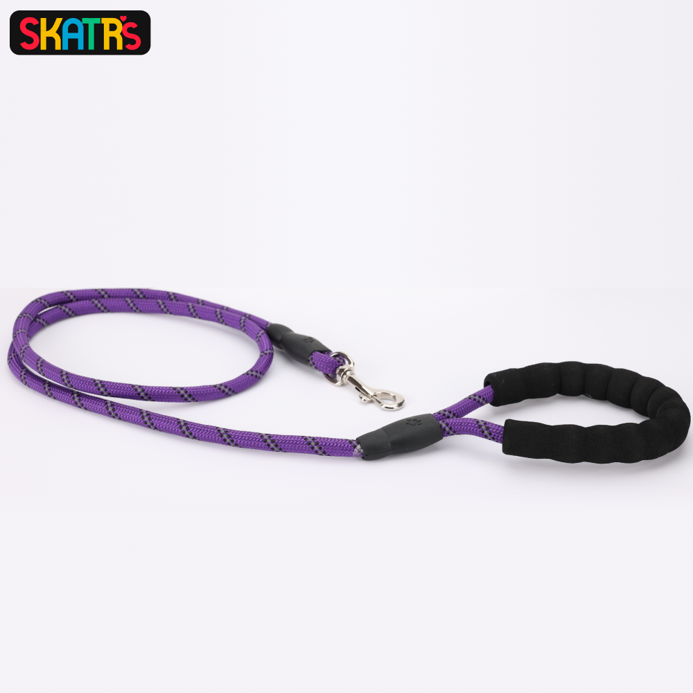 Skatrs Reflective Nylon Rope Leash for Dogs (5ft)