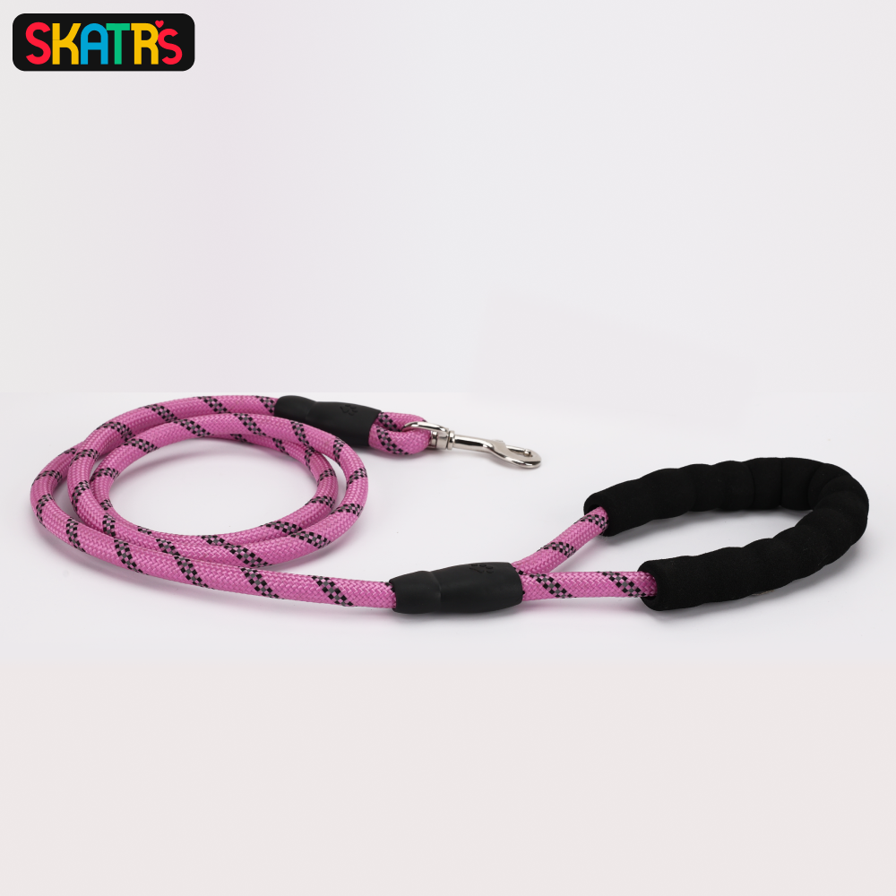 Skatrs Reflective Nylon Rope Leash for Dogs (5ft)