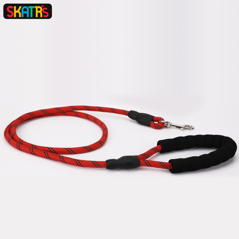 Skatrs Reflective Nylon Rope Leash for Dogs (5ft)