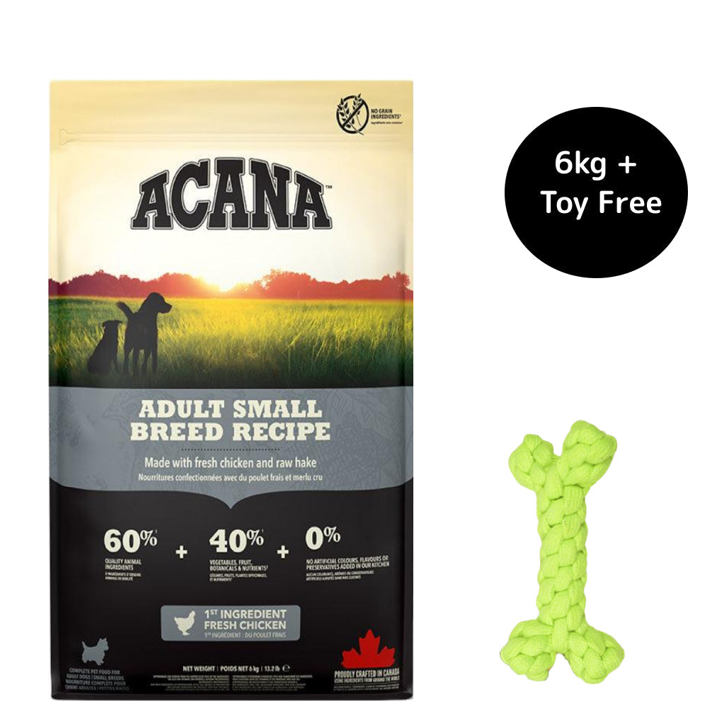Acana Adult Small Breed Dog Dry Food (Get Free Skatrs Toy)