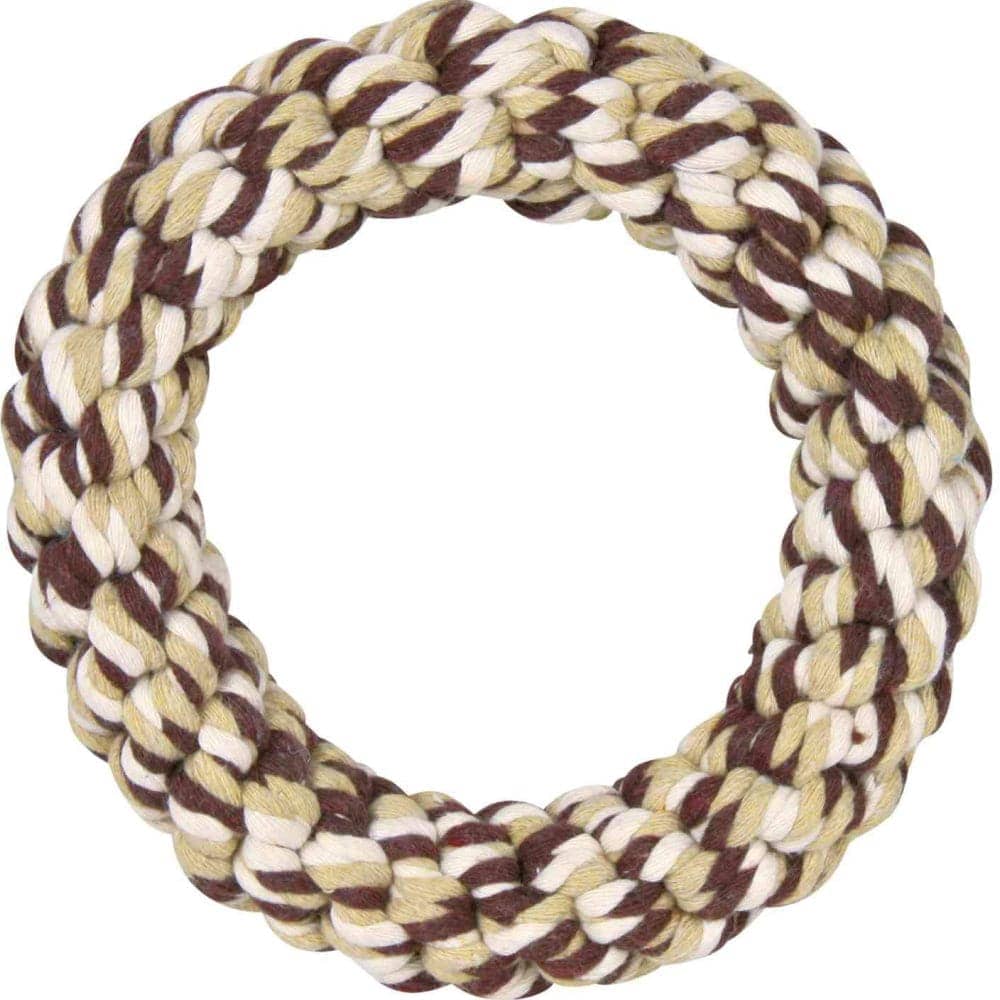 Trixie Rope Ring Toy for Dogs (Yellow)