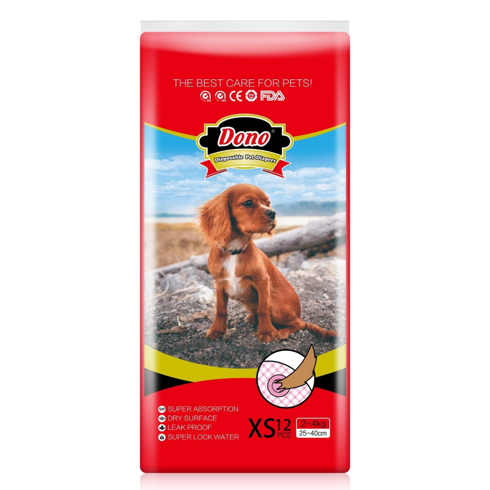 Dono Super Absorbent Disposable Diapers for Female Pets