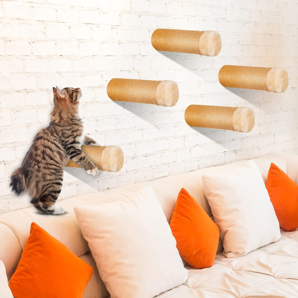 Callas Activity Scratching Shelves Wall Mounted Cat Tree for Cats