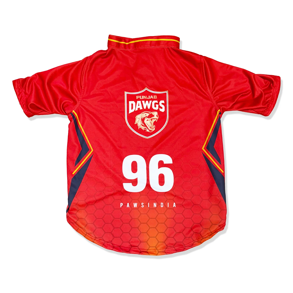 Pawsindia Punjab Dawgs ipl Jersey for Dogs