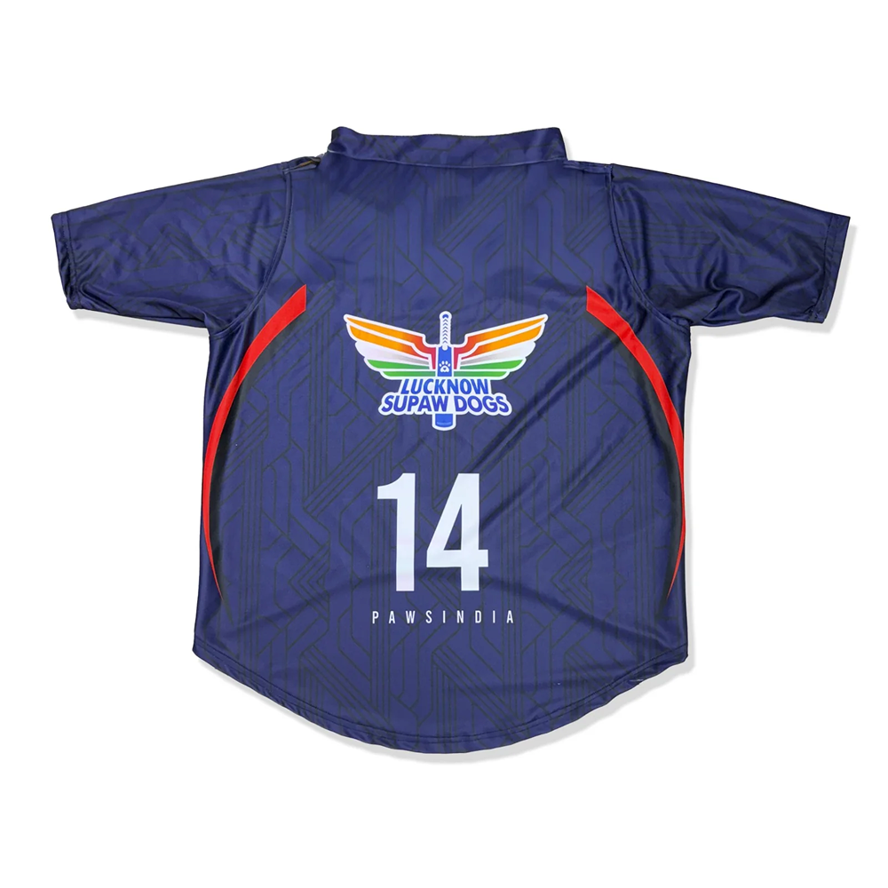 Pawsindia Lucknow Supaw ipl Jersey for Dogs