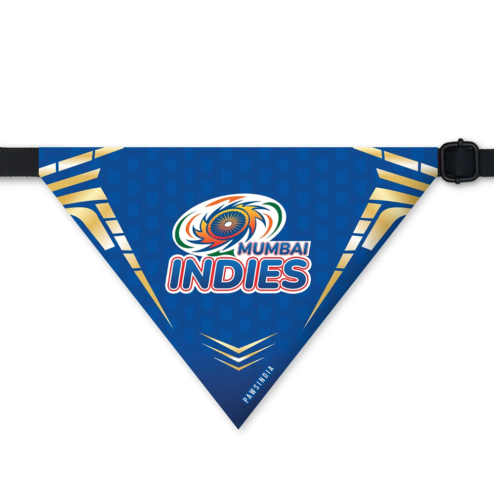 Pawsindia Mumbai Indies ipl Bandana for Dogs