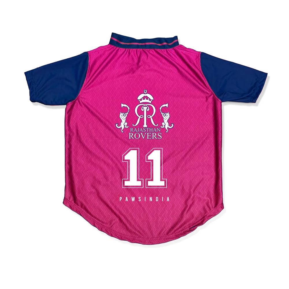 Pawsindia Rajasthan Rovers ipl Jersey for Dogs