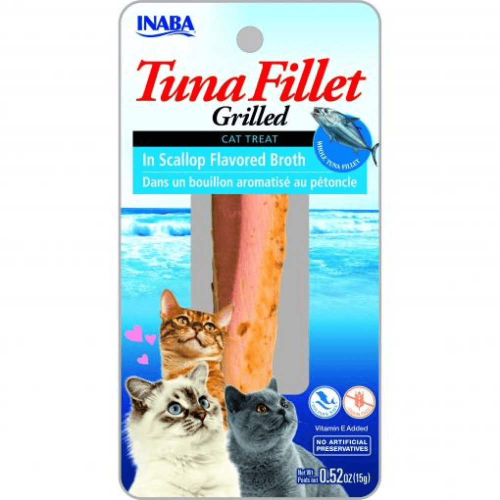 INABA Tuna Fillet Grilled in Scallop Flavoured Broth Cat Treats